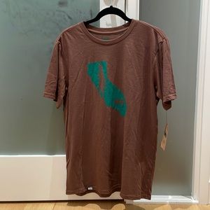 REI Co-op brown “the golden state” M men’s shirt, new unworn